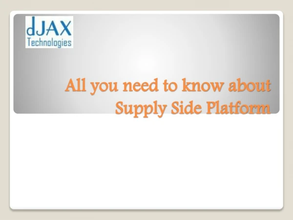 All Need To Known About Supply Side Platform(SSP)