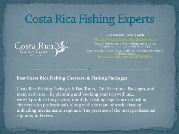 Costa Rica Sport Fishing Guide Los Suenos