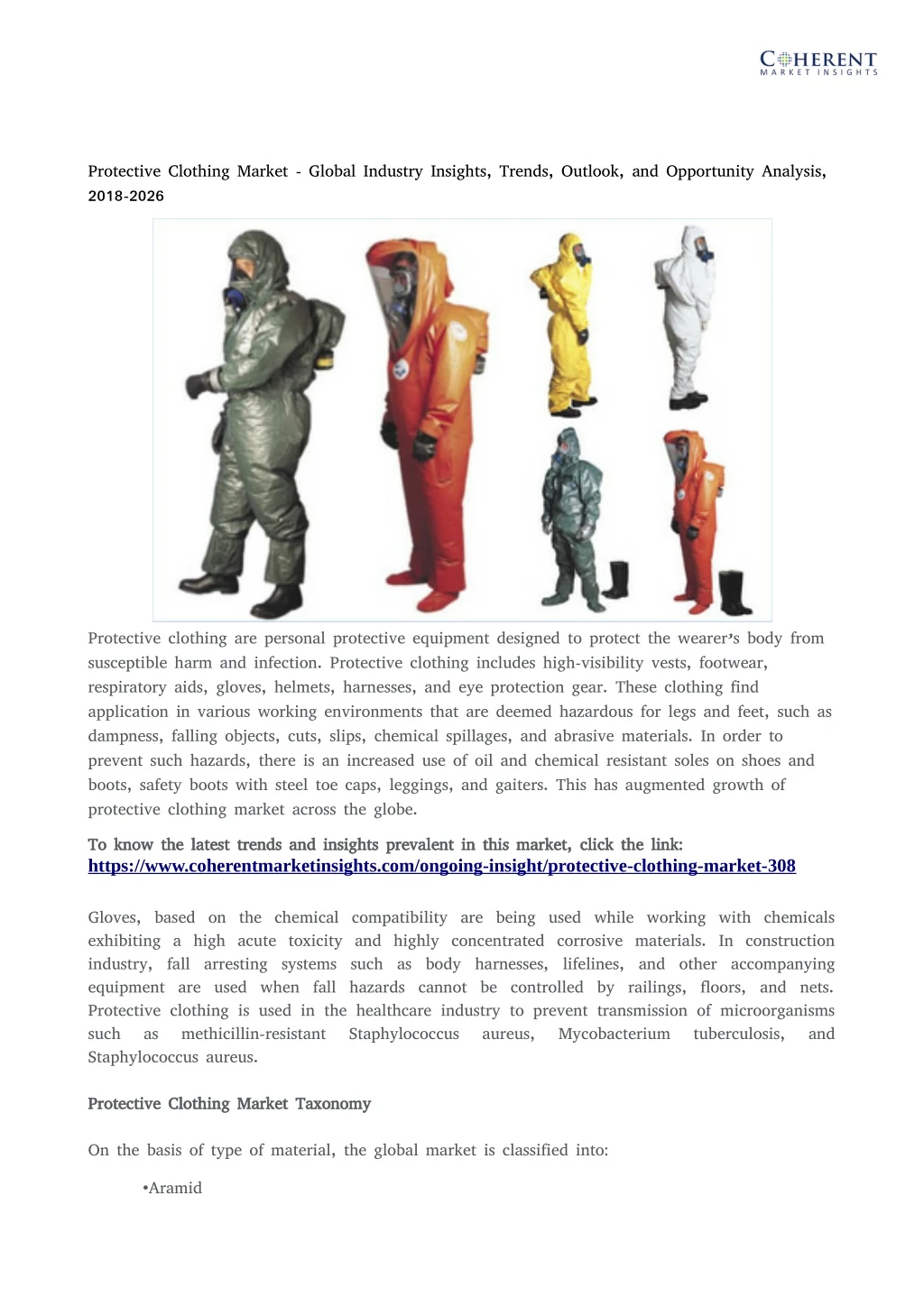 protective clothing market global industry