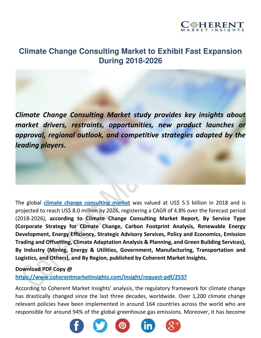 climate change consulting market to exhibit fast