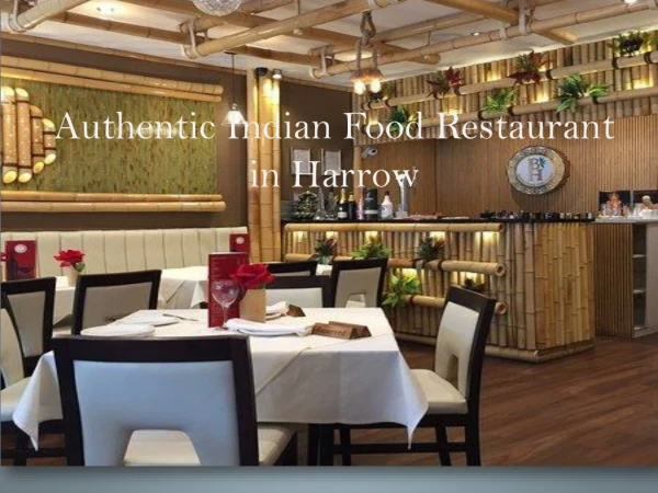 Authentic Indian Food Restaurant in Harrow | Bamboo House