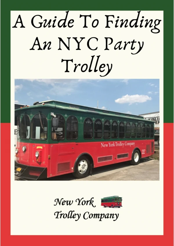 Handy Guide To Find A Party Bus In New York City!
