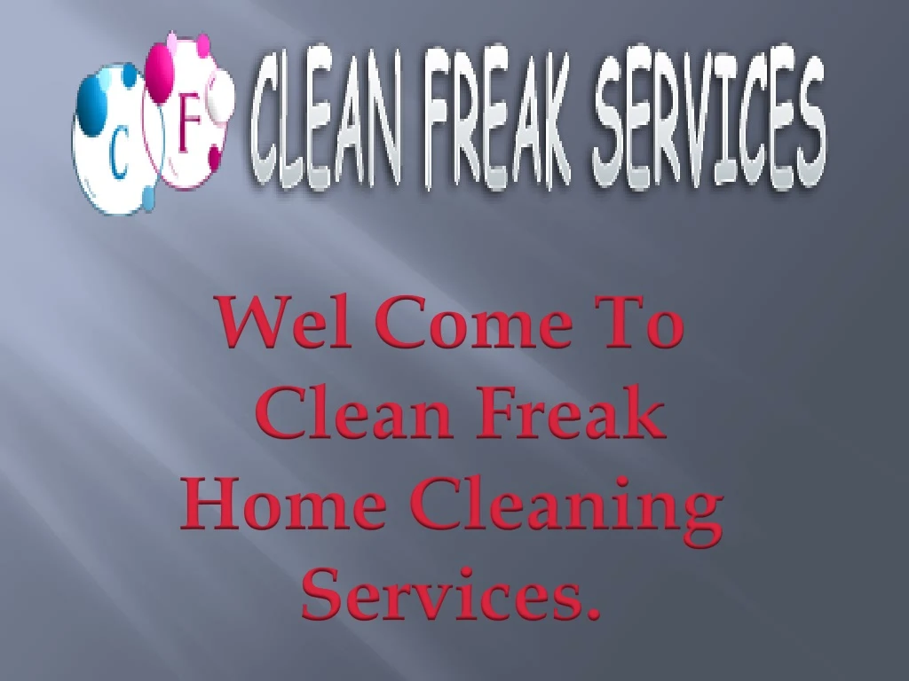 wel come to clean freak home cleaning services