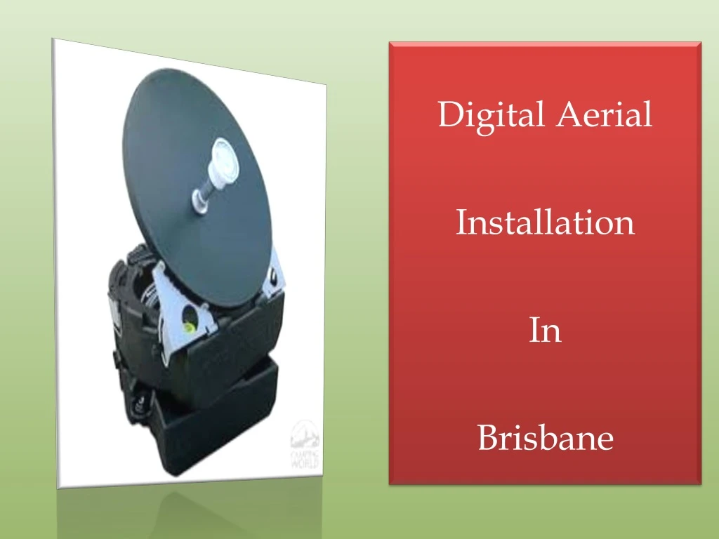 digital aerial installation in brisbane