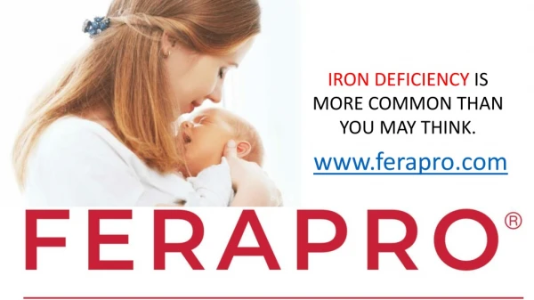 IRON DEFICIENCY ANEMIA | FERAPRO