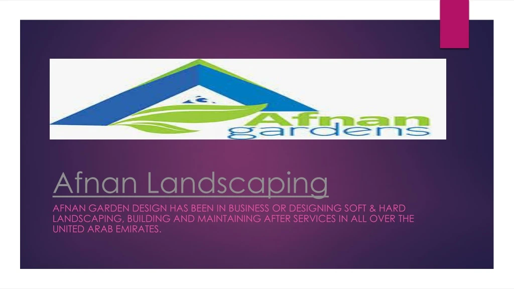afnan landscaping