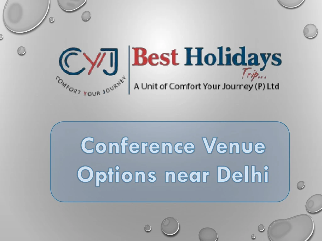 conference venue options near delhi