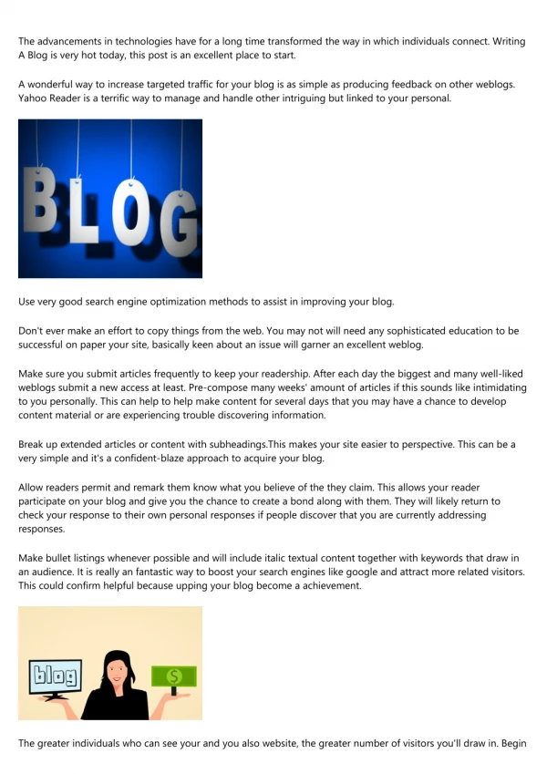 Composing A Blog The Right Way: How To Have Success