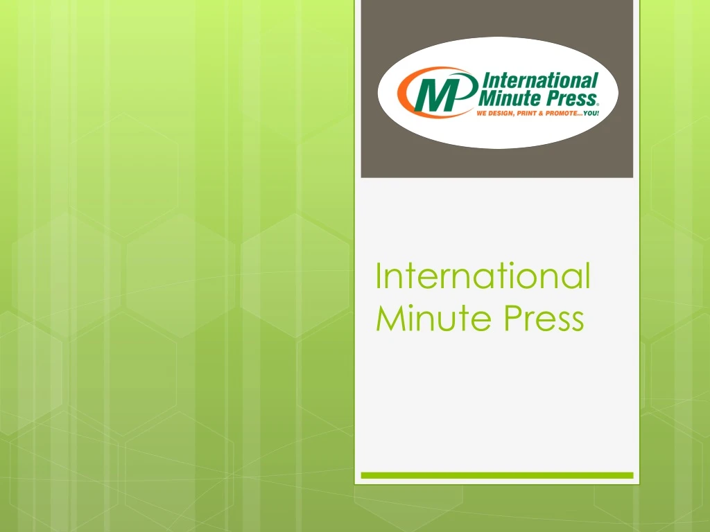 international minute press