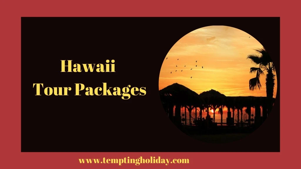 hawaii tour packages