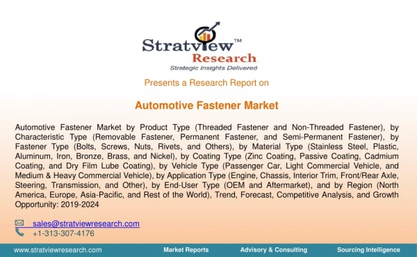 Automotive fastener Market