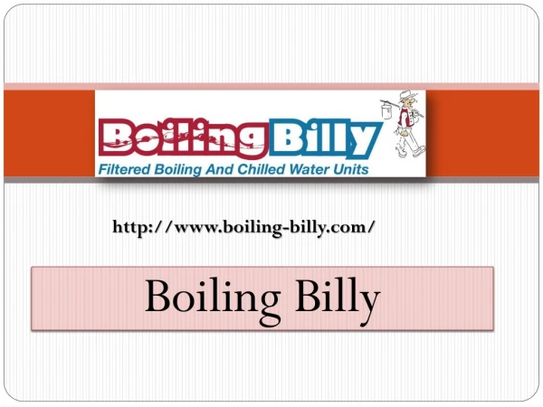 Instant Filtered And Boiling Water- www.boiling-billy.com