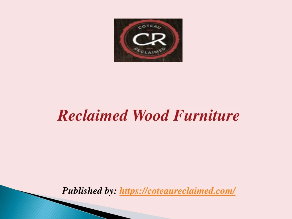 reclaimed wood furniture published by https