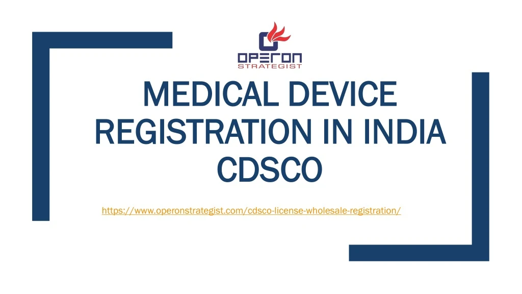 medical device medical device registration