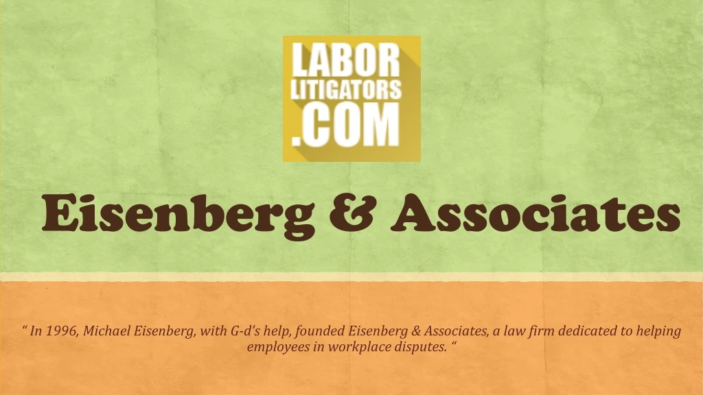 eisenberg associates