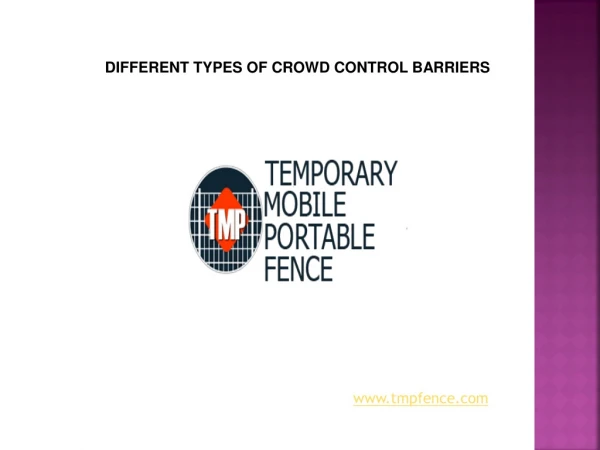 DIFFERENT TYPES OF CROWD CONTROL BARRIERS