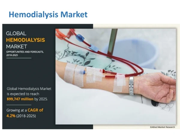 Hemodialysis Market: Dynamics Scenario, Along with Development Prospects of the Market by 2025