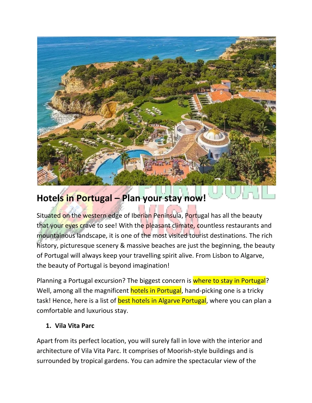hotels in portugal plan your stay now