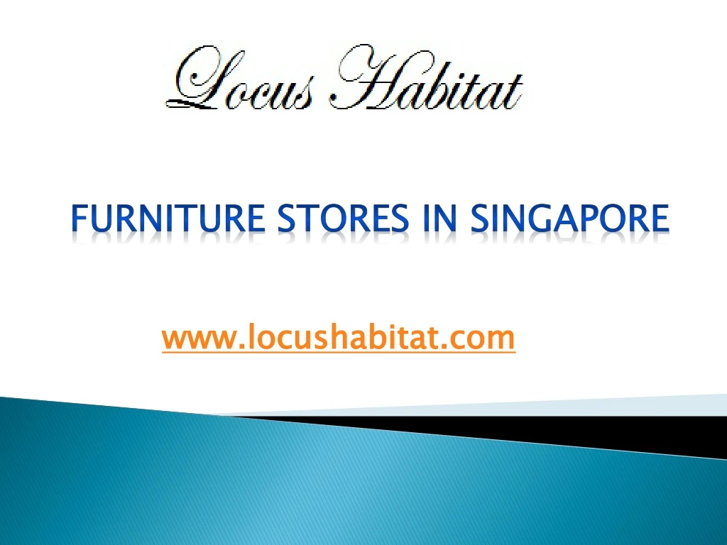 furniture stores in singapore