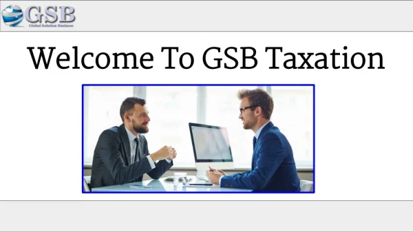 Income Tax Return | GSB Taxation
