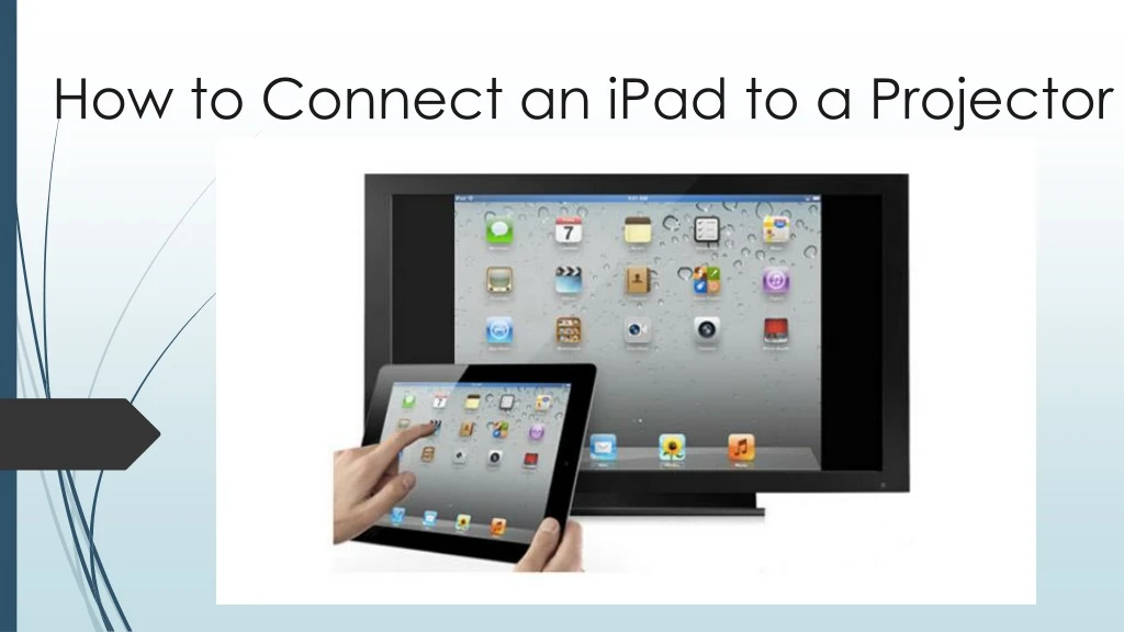 how to connect an ipad to a projector