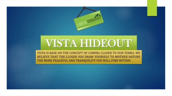 Vista Hideout, Book Luxury Hotels at Cheap Price