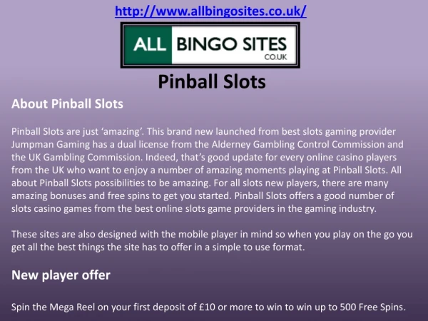 http www allbingosites co uk