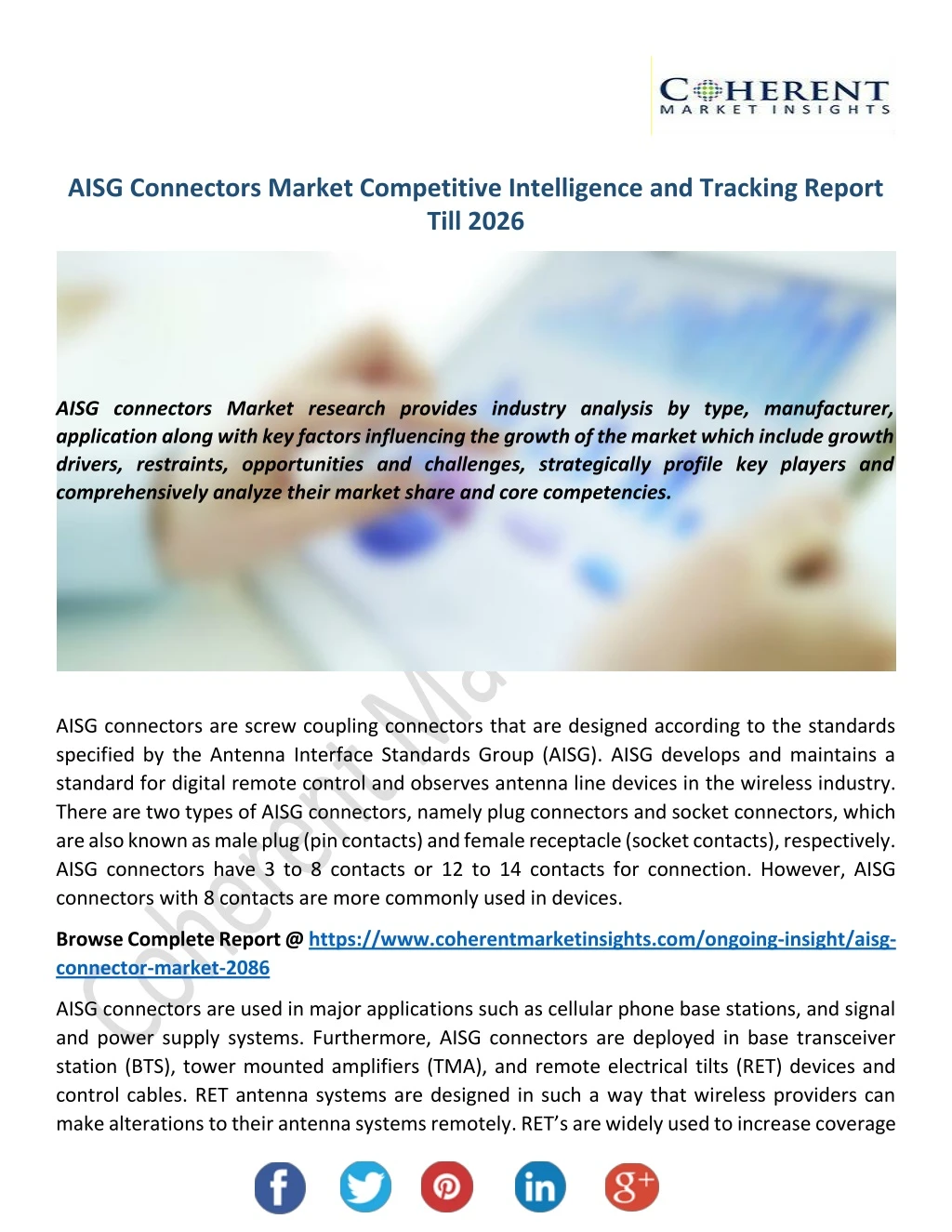 aisg connectors market competitive intelligence