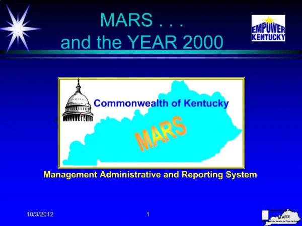 MARS . . . and the YEAR 2000