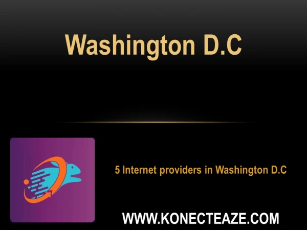 5 Internet providers in Washington D.C