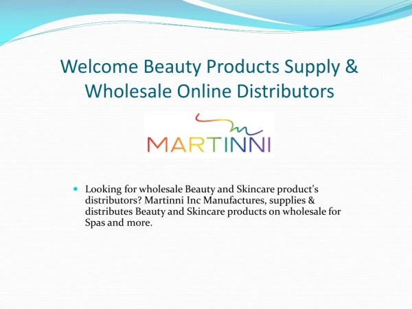 Welcome Beauty Products Supply & Wholesale Online Distributors