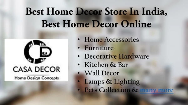 Best Home Decor Store