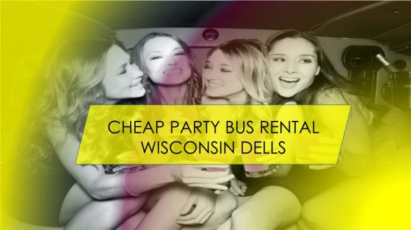 Cheap Party Bus Rental Wisconsin Dells