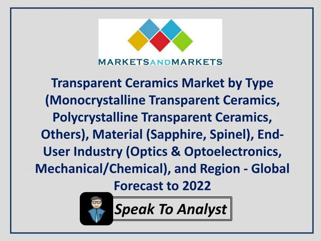 transparent ceramics market by type