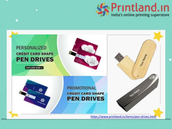 Buy Personalized pen drives with Text printing