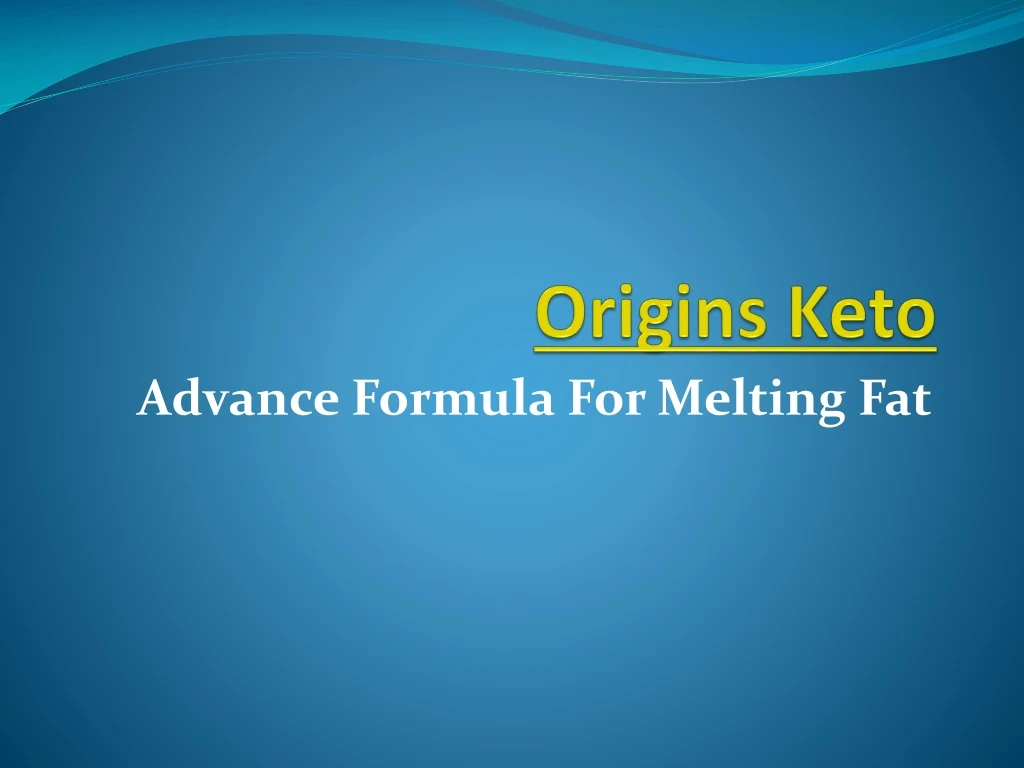 origins keto