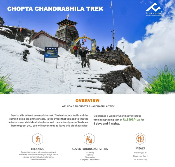 Chopta Chandrashila Deoria Tal Trek