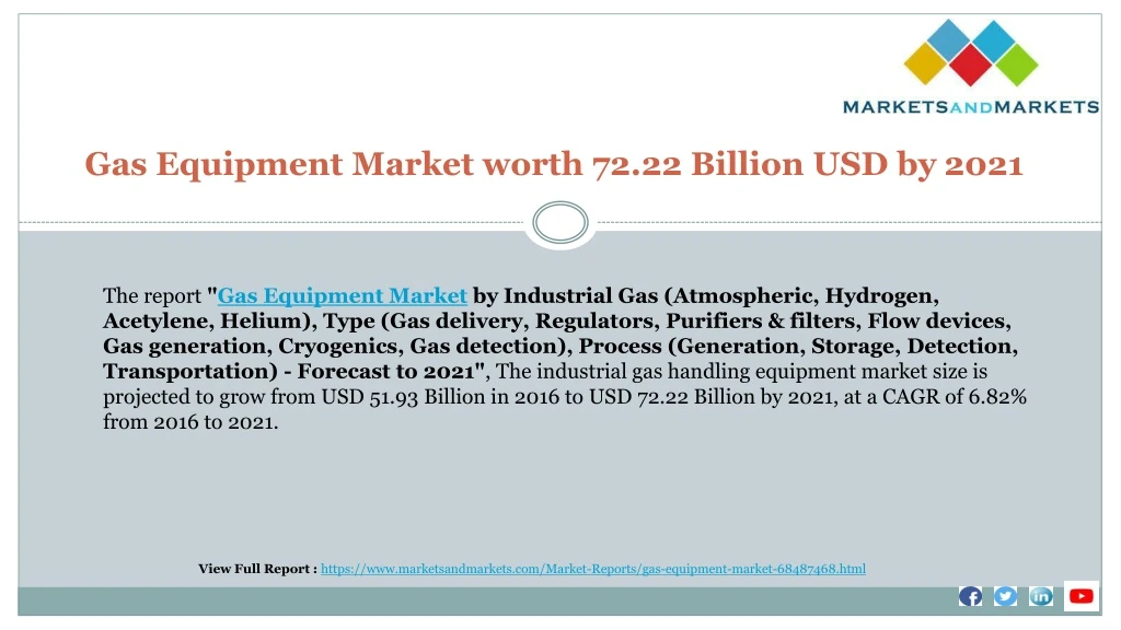 gas equipment market worth 72 22 billion usd by 2021