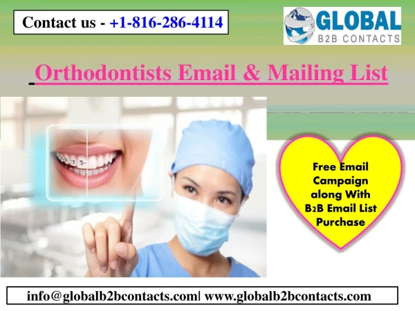 Orthodontists Email & Mailing List