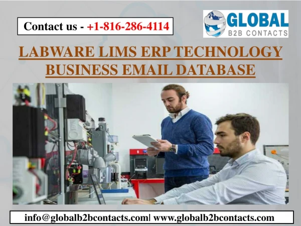 LABWARE LIMS ERP TECHNOLOGY BUSINESS EMAIL DATABASE