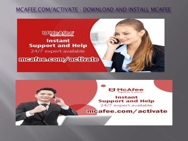 McAfee.com/Activate - download and Install McAfee