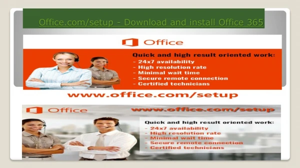 Office.com/setup - Download and install Office 365