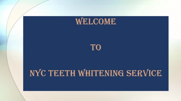 Teeth Whitening Manhattan