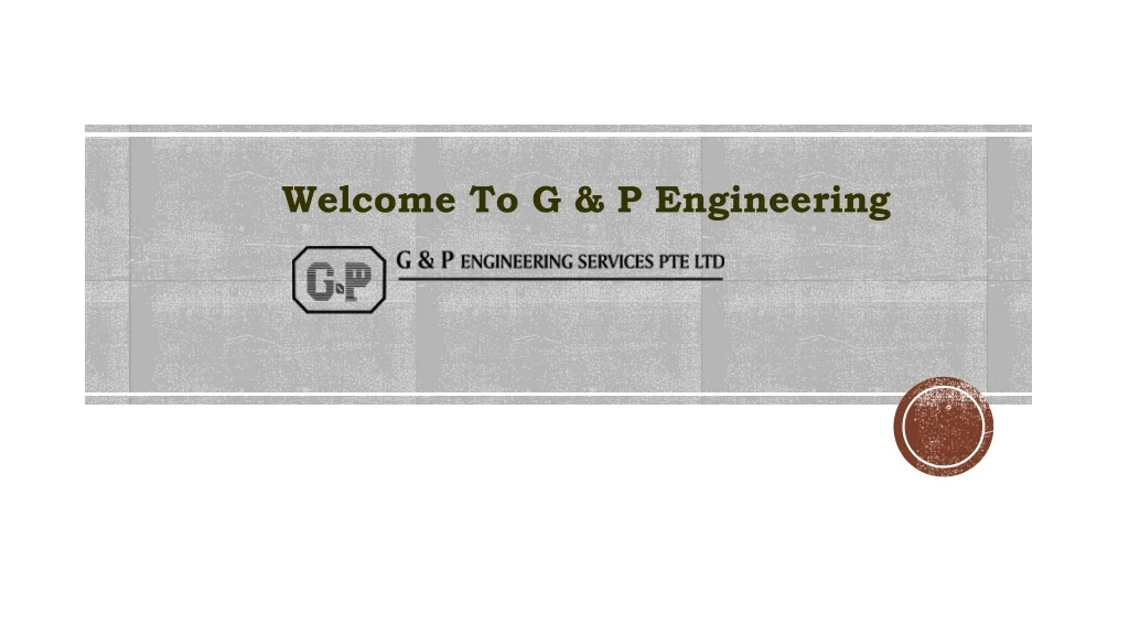 welcome to g p engineering