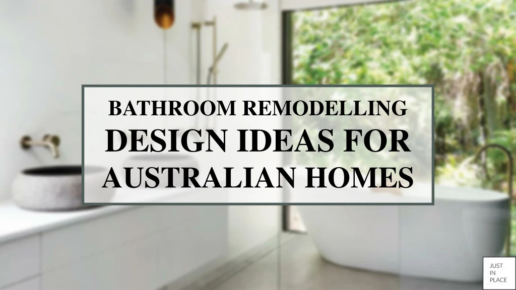 bathroom remodelling design ideas for australian