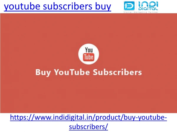 youtube subscribers buy