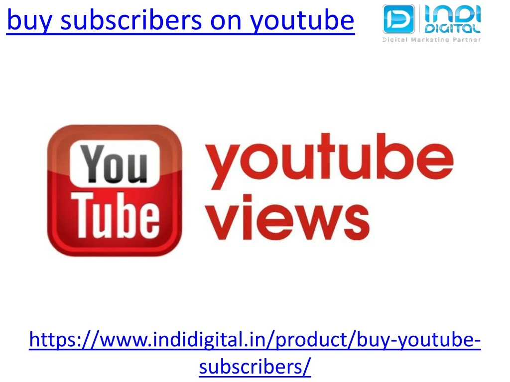 buy subscribers on youtube