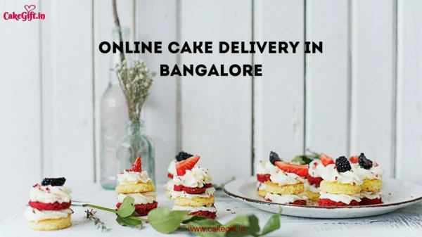 Online Cake Delivery in Bangalore