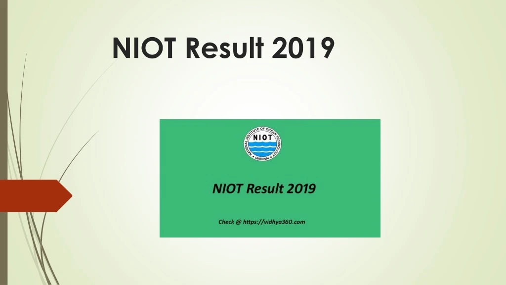 niot result 2019