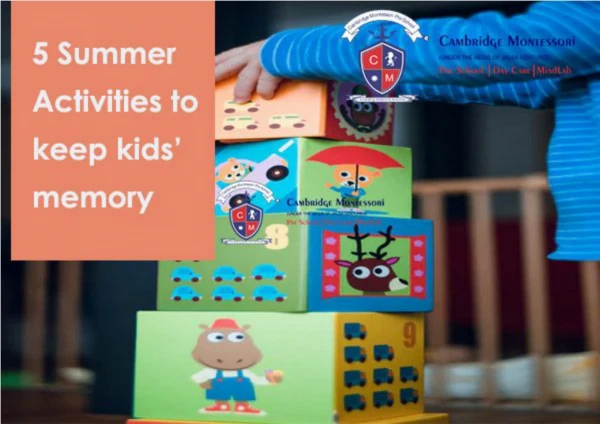 5 Summer Activities to Keep Kids’ Memory Sharp during Summer Vacation